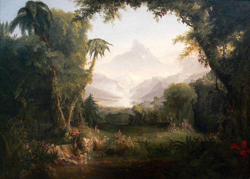 Thomas Cole The Garden of Eden China oil painting art